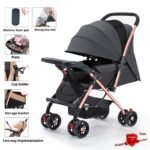 Two-way Baby Stroller, Sit And Lie, Foldable Lightweight Stroller - Image 8