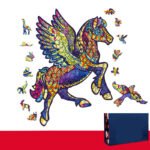 Lion Wolf Alien Irregular Three-dimensional Animal Jigsaw Wooden Jigsaw Puzzle