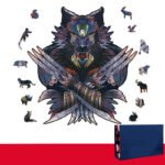 Lion Wolf Alien Irregular Three-dimensional Animal Jigsaw Wooden Jigsaw Puzzle - Image 8
