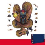 Lion Wolf Alien Irregular Three-dimensional Animal Jigsaw Wooden Jigsaw Puzzle - Image 9