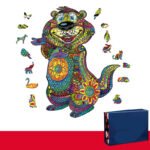 Lion Wolf Alien Irregular Three-dimensional Animal Jigsaw Wooden Jigsaw Puzzle - Image 10