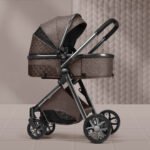 Lightweight Folding Two Way Shock Absorbing Newborn Baby Stroller - Image 5