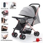 Two-way Baby Stroller, Sit And Lie, Foldable Lightweight Stroller - Image 7