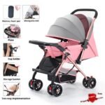 Two-way Baby Stroller, Sit And Lie, Foldable Lightweight Stroller - Image 9