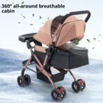 Two-way Baby Stroller, Sit And Lie, Foldable Lightweight Stroller - Image 4