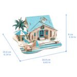 Wooden three-dimensional jigsaw puzzle - Image 3