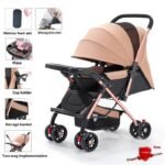 Two-way Baby Stroller, Sit And Lie, Foldable Lightweight Stroller - Image 6