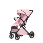 Stroller Can Sit And Lie Down Lightweight Folding Four-wheel Shock Absorber Baby Stroller - Image 5